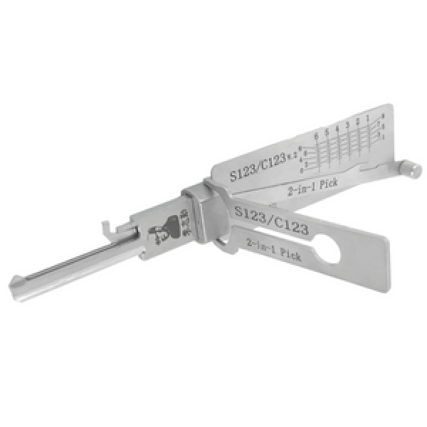 Original Lishi Tool 2-In-1 Pick and Decoder C123 / S123